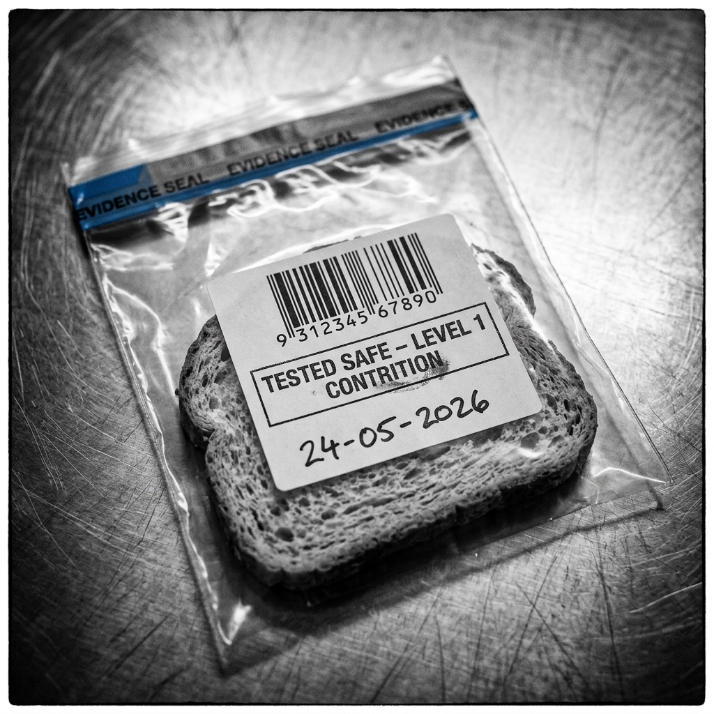 Session IV: Tested Safe Level 1 Contrition Bread Sample