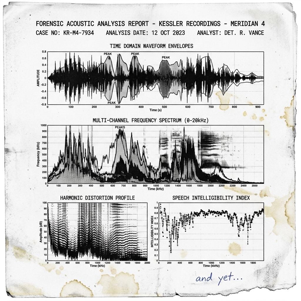 Session V: Forensic Acoustic Analysis of Kessler Waveforms